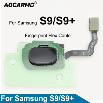 Aocarmo Для Samsung Galaxy S9 S9 + Plus SM-G960 G965 G960F G965F Touch ID Датчик Отпечатков пальцев Кнопка Home Замена Гибкого кабеля