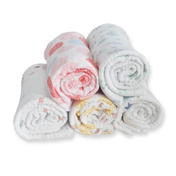 Самые Продаваемые Оптом Детские Муслиновые Пеленальные Одеяла Из 100% Хлопка Для Новорожденных